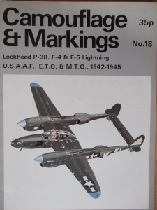 CAMOUFLAGE   MARKINGS  18. LOCKHEED P-38 F-4   F-5 LIGHTNING USAAF MTO   ETO 1942-45